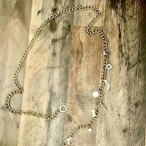 Kate Spade Gold Charm Belt